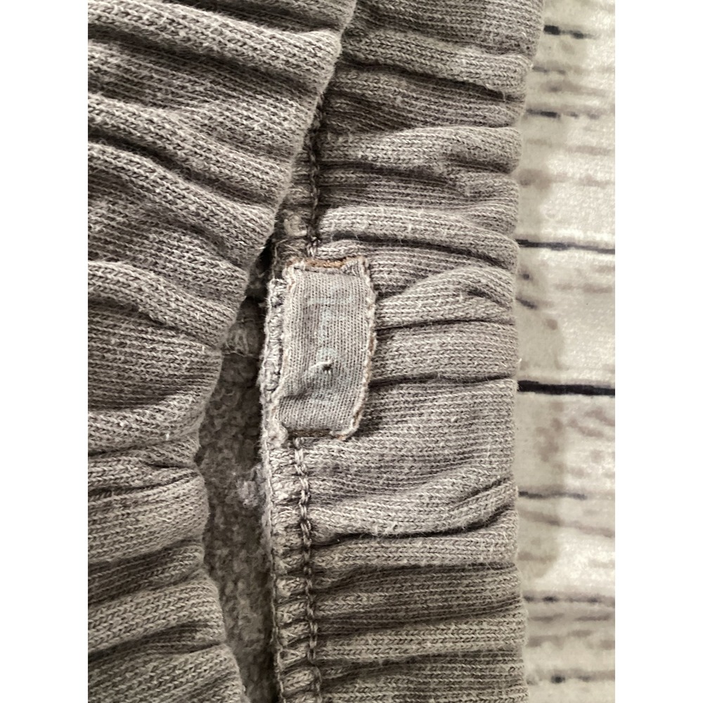 John Galt Grey Jogger Sweatpants High Waisted Fleece Lounge Pants One Size - Picture 3 of 4